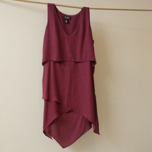 WHBM Asymmetrical Tunic Top